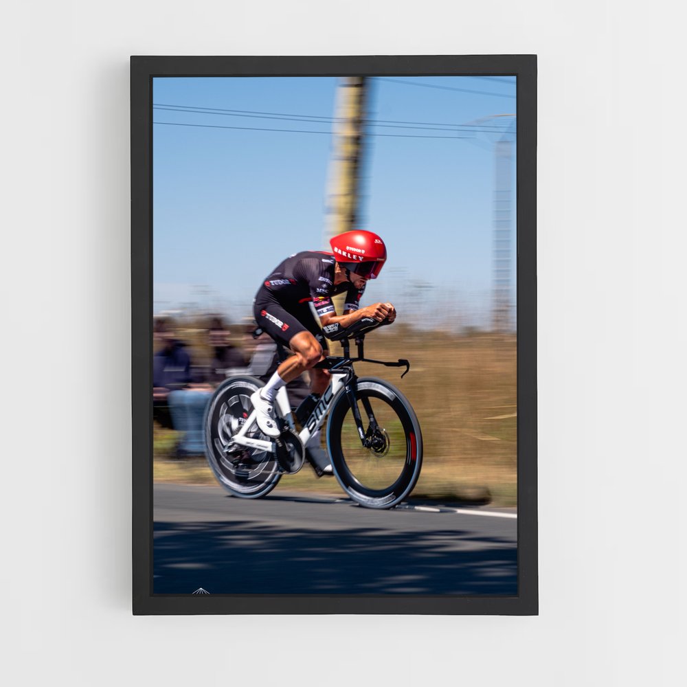 Poster Julian alaphilippe traces – affiche Cyclisme (vue 2)
